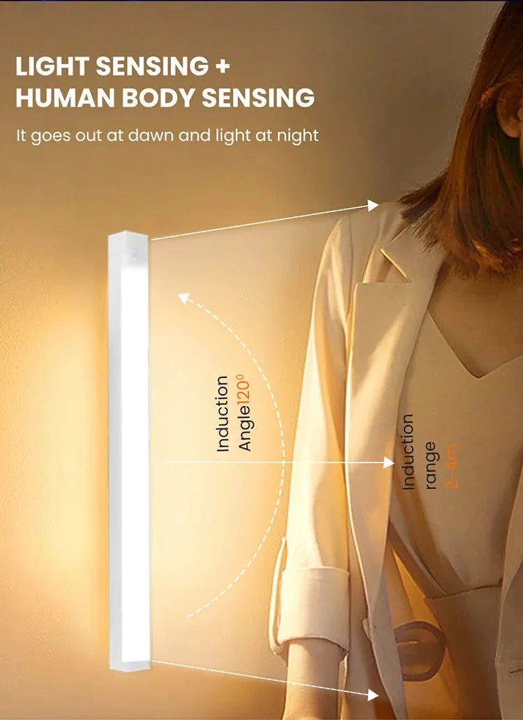 Motion Sensor LED Light Bar with Adjustable Color Temperature by Valenic