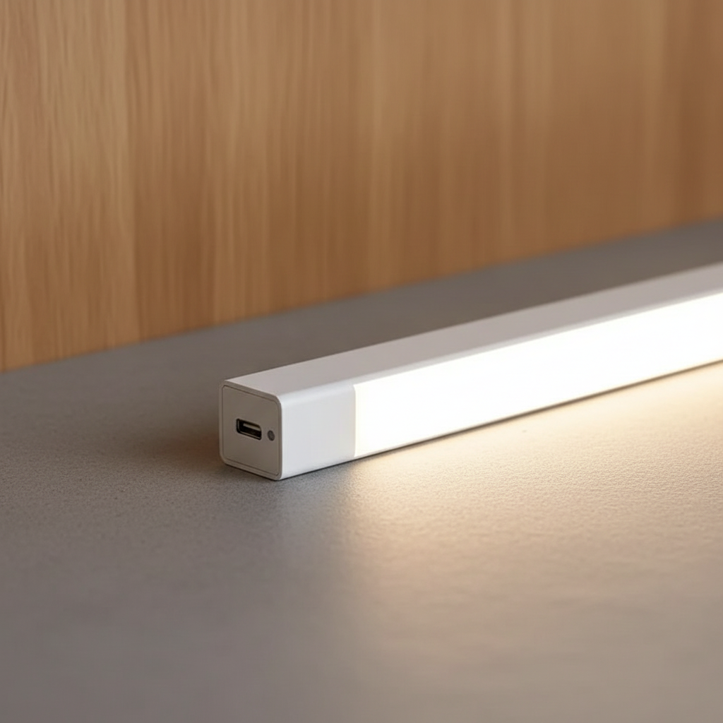 Close-up of light and USB port